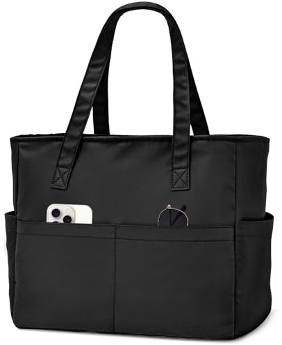 oscaurt Laptop Tote Bag for Women Waterproof Handbags Bag with 15.6 inch Computer Compartment for Work Shopping Travel Gym