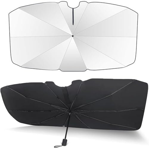 AFHGZZB Auto Windschutzscheibe Sonnenschirm Regenschirm, für Toyota Camry 70 v70 xv70 2018-2023 Faltbare Frontscheibe Sonnenschirm Regenschirm