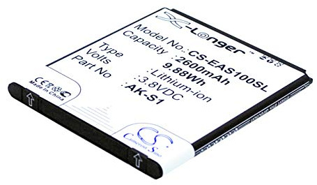 TCTK Akku 2600mAh Kompatibel mit [Emporia] Smart, Smart 1 Ersetzt AK-S1, AK-S1(V1.0)