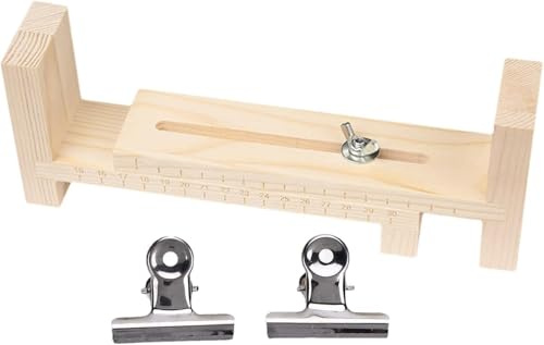 Hehglng Paracord-Armband-Herstellungsset – Holz-Jig mit Armband-Herstellungs-Knüpfwerkzeug-Set für DIY-Handarbeiten, Flechten & Weben
