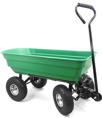 BestSchweissen Gartenwagen Bollerwagen Transportwagen mit Kippfunktion - Robust, Vielseitig & Belastbar bis 294 kg für Gartenarbeiten