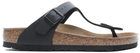 Birkenstock Gizeh Birko-Flor, Sandali Unisex - Adulto, Nero, 46 (Normale)