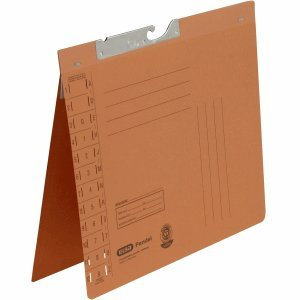 Elba 50 x Pendelhefter Amtsheftung Manilakarton orange