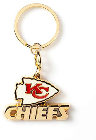 aminco NFL Kansas City Chiefs Heavyweight Unisex-Erwachsene Schlüsselanhänger, Rot, 5