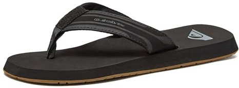 Quiksilver Men's Monkey Wrench Sandal, Black/Brown, 11 UK