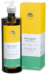 Pino Aroma Massageöl, Zitrone und Minze, 500 ml