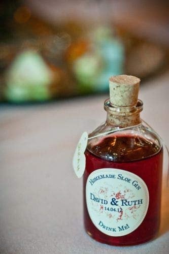 Wares of Knutsford 130 x 50ml Small Glass Bottles with Corks with Mini Funnel, Perfect for Wedding Favours