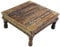 GURU SHOP Kleiner Tisch, Blumenbank, Kaffeetisch, Beistelltisch, Couchtisch - Modell 17, Braun, 15x34x34 cm, Kaffeetische & Bodentische