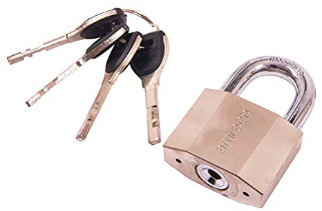 Am-tech T0725 Security Vorhängeschloss, 50 mm