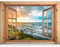 murando - 3D WANDILLUSION 140x100 cm - Wandbild Fototapete Poster XXL Fensterblick Vlies Leinwand Panorama Bilder Dekoration - Natur Landscape