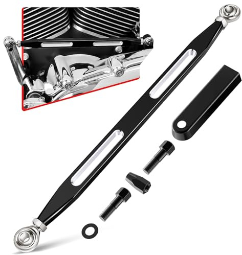 Amazicha Black Shift Linkage Shifter Compatible for Harley Davidson Electra Glide Street Glide Tour Glides Trikes 1980-2022