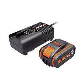 WORX POWERSHARE 20V LI-ION 4.0AH CHARGER & BATTERY KIT