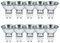Lot de 10 réflecteurs halogènes GU10 à intensité variable Blanc chaud 230 V 35 °, GU10 50.00W 230.00V