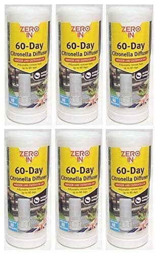 ZERO IN 18 x 60 Day Portable Fly & Insect Killer Dispenser Covers 40 Cubic Meters
