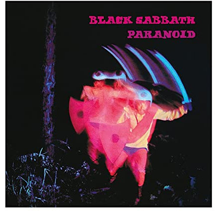Black Sabbath Paranoid Leinwanddruck, Mehrfarbig, 40 x 40 cm