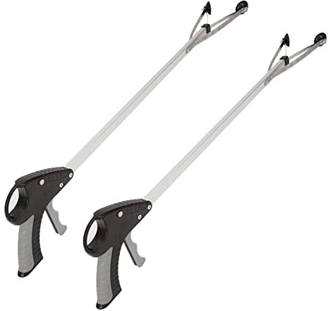 Vive Pince de préhension à ventouse – 81,3 cm – Aide à la mobilité – Outil de poignée pour enlever les ampoules, ramassage de litière à long manche, ramassage de déchets de jardin, ramassage de bras