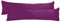 npluseins 2er Pack Baumwoll Kissenbezug - Jersey - viele Farben 1331.1812, ca. 40 x 145 cm, lila