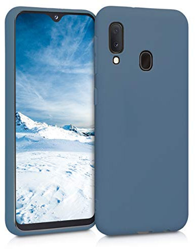 kwmobile Hülle kompatibel mit Samsung Galaxy A20e Hülle - weiches TPU Silikon Case - Cover geeignet für kabelloses Laden - Flieder