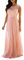 Minetom Robe Maxi Longue avec Dentelle Mousseline Fluide sans Manches Elégant Rose A Rose 46