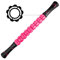Massageroller Muskel Roller Stick - Ultraportabel Massagegerät Tiefenmassagerolle für Triggerpunkte - Entlastung Muskelkater - Physiotherapie （Rosa）