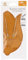 Tulip KS-400350 Stricknadeln, Bamboo, Beige, 40 cm x 3.5 mm