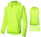 SFITVE 2 in 1 Outdoor Fahrradjacke Herren Atmungsaktiv Sommer,Wasserdicht Fahrradweste Herren Reflektierend mit Abnehmbaren Ärmeln,UV-Schutz Ultraleichte Mountainbike Jacket(Size:4XL)
