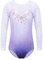 ZNYUNE Kinder Gymnastik Trikot mit Pailletten Mädchen Gymnastikanzug Langarm in Tüll 268 Lightpurple 5A