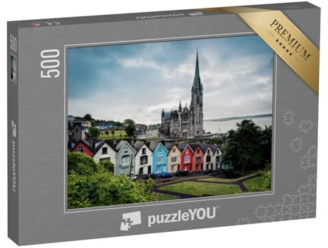 puzzleYOU: Puzzle 500 Teile „Kathedrale von Cobh an der irischen Südküste“ – aus der Puzzle-Kollektion Irland