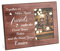 FINGERINSPIRE Together or Miles Apart Friend Make The Good Times Better and The Hard Times Easier Good Friend Bilderrahmen 10x15cm einzigartiger Geburtstags-Fotorahmen aus Holz für die Beste Freundin