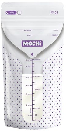 MOCHi Sacchetti per latte materno (25), bianco/viola