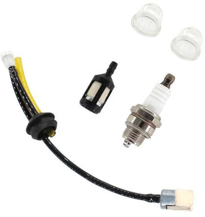 Set filtri carburante for Fu.x/tec FX-MT152 MFS520 FX-FSR152 4in1 Multiool Decespugliatore Tubo benzina Set filtri benzina Candela di accensione