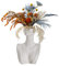 Moderne Kreativitätsvasen, Weibliche Form, Gesichtsvase, Körperkunst, Keramikvase, Moderne Skulptur, Vase, Kopf, Blumenvase für Heimdekoration, Tischdekoration(#1)