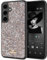 BEZ Handyhülle für Samsung Galaxy S24 Hülle Glitzer, Sparkle Diamond Crystal Bling Hülle mit Bling & Co. Serie für Samsung S24, Toskanisches Beige