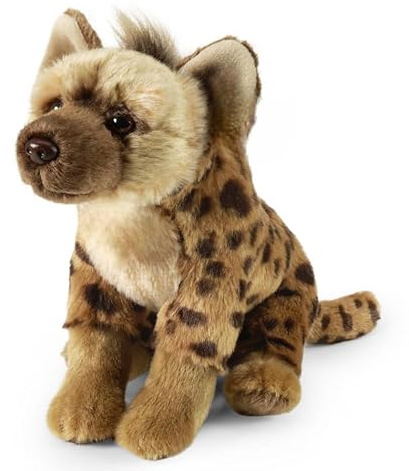 Teddys Rothenburg Kuscheltier Hyäne sitzend braun 27 cm Plüschhyäne Plüschtier