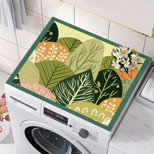 alfombra para lavadora ，protector lavadora ，cubre lavadora ，Buena mano de obra ，Fácil de limpiar ，duradero y resistente al desgaste ，evita arañazos por muchos artículos colocados arbitrariamente