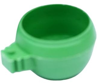 Feeder Tazza Per Gabbia Ciotola di Plastica Con Coop Alimentazione Ciotola Per Conures Mini Piccolo Animale Per Scrapbooking CjL095 (B, Taglia Unica)