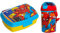 BRICOMIRAS Fiambrera y Sandwichera Infantil para Colegio y Recreo, Ideal para Merienda en el Parque (Fiambrera y Botella Spiderman)