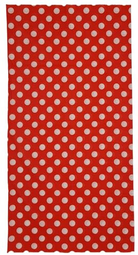 ware-direkt Loop Schal Multifunktionstuch Schlauchschal Bandana Halstuch Sport Outdoor (Punkte Rot)