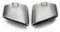 Auspuffblende,Auspuff Endrohr Paar Chrom-Auspuff-Doppelendrohr-Schalldämpferspitze aus Edelstahl, passend for BMW X5 E70 2008 2009 2010 2011 2012 2013, Autozubehör