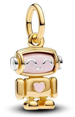 TCZNAF Gold Charm Anhänger Bead Pendant für Europäische Armbänder Schmuck Geschenk für Damen Weihnachtszeit