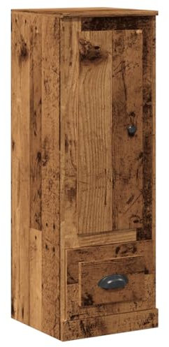vidaXL Highboard Altholz-Optik 36x35,5x103,5 cm Holzwerkstoff