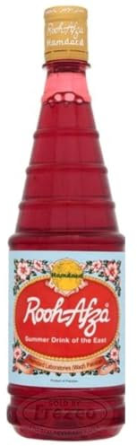 Kajal Rooh Afza Getränkebasis Sharbat Sirup (1 x 800 ml) - Natürlich, erfrischend & pflanzlich | Perfekt für Sommergetränke & Ramadan | Geschmack des Glücks
