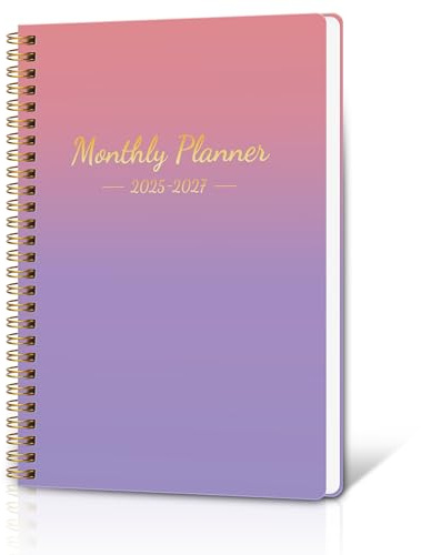 Planner mensile 2025.7-2027.6 - Rosa-Viola