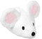 VICASKY Accessoires de fête d'anniversaire Poupée d'animal de simulation Faux doudou Hamster Jouet d'activité interactif pour petits animaux Peluche réaliste Blanc