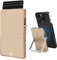 MPVWALT Metal Card Holder with Strong Magnet for Magsafe Wallet, Pop up Card Case Slim Aluminum Body Compatible with Apple iPhone 16/15/14/13/12 Series (Not 13/12 Mini) or Magnetic Phone, RFID Block