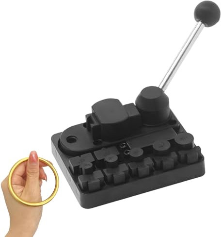 Outil de Cintrage de Bijoux,Machine à Former des Anneaux | Étau à Bijoux Réglable avec Moules pour Fil Métallique - Création de Boucles d'Oreilles, Bracelets et Travail des Perles en