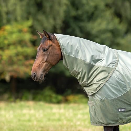 BUSSE Halsteil für Pferdedecke RAINFLY, (Grösse M (für Rückenlänge 135-145 cm), Light Olive)