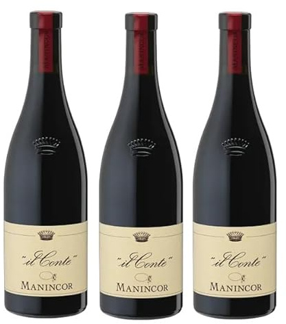 3x 0,75l - 2023er - Manincor - Il Conte - Vigneti delle Dolomiti I.G.P. - Südtirol - Italien - Rotwein trocken