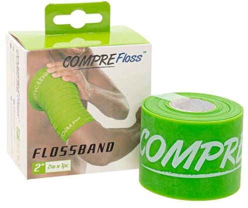Flossband, einzeln, Standardbreite 5cm, in 4 verschiedene Stärken - Level 1 - limette - leicht - 1,1mm