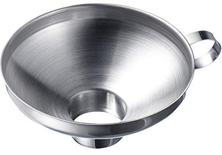 Westmark Einmach-/Marmeladentrichter mit langem Einfüllstutzen, Einfüllstutzendurchmesser (innen ca. 3,5 cm), Rostfreier Edelstahl, Silber, 12442270